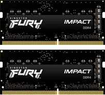 Kingston FURY Impact SO-DIMM 16GB Kit, DDR4-3200, CL20-22-22, 1RX8