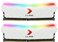 PNY XLR8 Gaming Epic-X RGB White Edition UDIMM 16GB Kit, DDR4-3200, CL16-18-18-36