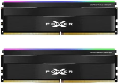 Silicon Power XPOWER Zenith RGB black UDIMM 32GB Kit, DDR5-6000, CL40-40-40-76