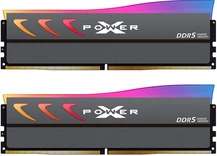 Silicon Power XPOWER Storm RGB gray UDIMM 32GB Kit, DDR5-6400, CL32-39-39-102