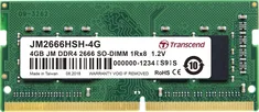 Transcend JetRam SO-DIMM 4GB, DDR4-2666, CL19-19-19