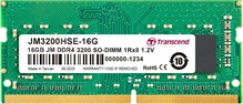 Transcend JetRam SO-DIMM 16GB, DDR4-3200, CL22, 1RX8