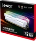 Lexar ARES RGB White UDIMM 32GB Kit, DDR5-6400, CL32-38-38-76