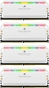Corsair Dominator Platinum RGB White UDIMM 32GB Kit, DDR4-3200, CL16-20-20-38