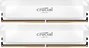 Crucial Pro Overclocking White UDIMM 64GB Kit, DDR5-6400, CL40-40-40-84