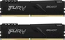 Kingston FURY Beast UDIMM 64GB Kit, DDR4-3600, CL18-22-22, 2RX8