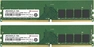 Transcend JetRam UDIMM 32GB Kit, DDR4-3200, CL22