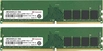 Transcend JetRam UDIMM 32GB Kit, DDR4-3200, CL22, 1RX8