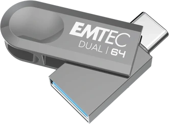 Emtec D280 64GB, USB-A 3.0/USB-C 3.0