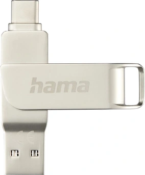 Hama C-Rotate Pro USB Stick 128GB, USB-A 3.0/USB-C 3.0