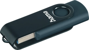 Hama Rotate petrolblau 256GB, USB-A 3.0