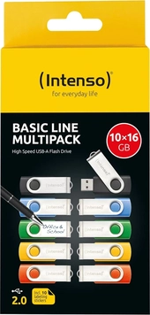 Intenso Basic Line Multipack 16GB, USB-A 2.0, 10er-Pack