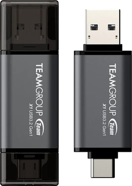 TeamGroup X1 256GB, USB-A 3.0/USB-C 3.0