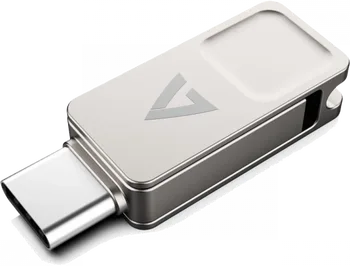 V7 2-in1 USB-Stick 128GB, USB-A 3.0/USB-C 3.0