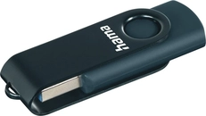 Hama Rotate petrolblau 64GB, USB-A 3.0