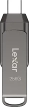 Lexar JumpDrive D400 256GB, USB-A 3.0/USB-C 3.0