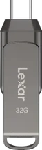 Lexar JumpDrive D400 32GB, USB-A 3.0/USB-C 3.0