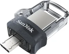 SanDisk Ultra Dual Drive m3.0 32GB, USB-A 3.0/USB 2.0 Micro-B