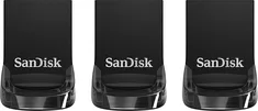 SanDisk Ultra Fit 32GB, USB-A 3.0, 3er-Pack