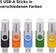 Intenso Office Line Multipack mehrfarbig 64GB, USB-A 3.0, 5er-Pack