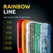 Intenso Rainbow Line 8GB, USB-A 2.0, 3er-Pack