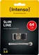 Intenso Slim Line 64GB, USB-A 3.0