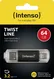Intenso Twist Line 64GB, USB-A 3.0/USB-C 3.0