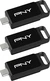 PNY Elite Type-C 128GB, USB-C 3.0, 3er-Pack
