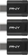 PNY Elite-X Fit Type-C 64GB, USB-C 3.0, 3er-Pack