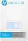 PNY HP v168 64GB, USB-A 2.0