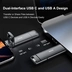 SSK SD301 Pro 1TB, USB-A 3.1/USB-C 3.1