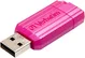 Verbatim Store 'n' Go PinStripe Hot Pink 32GB, USB-A 2.0