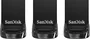SanDisk Ultra Fit 32GB, USB-A 3.0, 3er-Pack